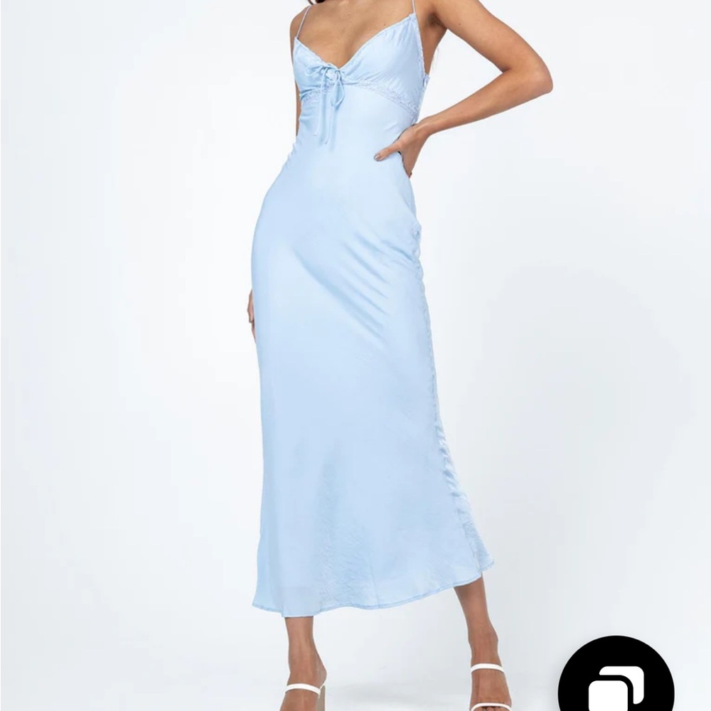 NWT EMILY MAXI DRESS BLUE - Picture 5 of 12